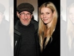 Actor Gwyneth Paltrow with her godfather, director and producer Steven Spielberg.