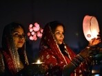 Karwa Chauth 2023: Tips to re-wear your wedding lehenga Karwa Chauth 2023: Tips to re-wear your wedding lehenga