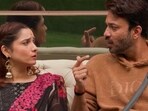 Ankita Lokhande with her husband Vicky Jain on Bigg Boss 17.