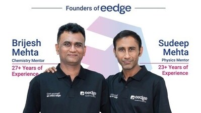 Founders of eedge, Mr. Brijesh Mehta and Mr. Sudeep Mehta Founders of eedge, Mr. Brijesh Mehta and Mr. Sudeep Mehta