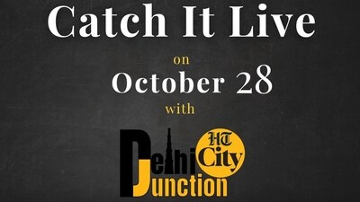 Catch It Live on October 28 Catch It Live on October 28