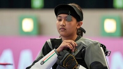 Tilottama top things up a notch to shoot 252.3 in the final and win a silver and a quota.