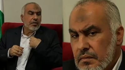 Screengrab from the interview of Hamas spokesperson Ghazi Hamad (BBC) Screengrab from the interview of Hamas spokesperson Ghazi Hamad (BBC)