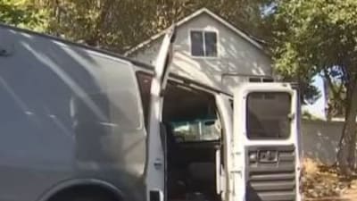 Jason Roth's camper van near his house (X(formerly Twitter)/@WallStreetSilv) Jason Roth's camper van near his house (X(formerly Twitter)/@WallStreetSilv)