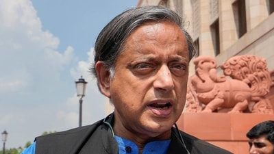 Shashi Tharoor said he is shocked to learn about Qatar's death sentence to 8 Indian Navy veterans. (HT_PRINT) Shashi Tharoor said he is shocked to learn about Qatar's death sentence to 8 Indian Navy veterans. (HT_PRINT)