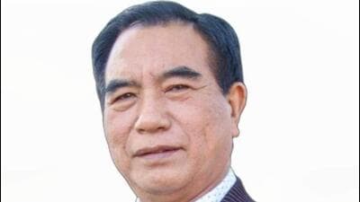 Zoram Peoples Movement leader Lalduhoma. (HT PHOTO)