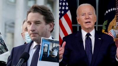 Minnesota congressman Dean Phillips to challenge President Biden in Democratic primary for 2024 election. (Reuters/AFP) Minnesota congressman Dean Phillips to challenge President Biden in Democratic primary for 2024 election. (Reuters/AFP)