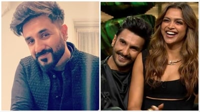 Ranveer Singh and Deepika Padukone opened Season 8 of Koffee with Karan. Ranveer Singh and Deepika Padukone opened Season 8 of Koffee with Karan.