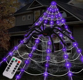 Spider web purple led lights (Amazon) Spider web purple led lights (Amazon)