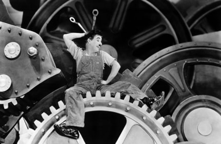 Modern Times is a 1936 American part-talkie social comedy film written and directed by Charlie Chaplin. Modern Times is a 1936 American part-talkie social comedy film written and directed by Charlie Chaplin.