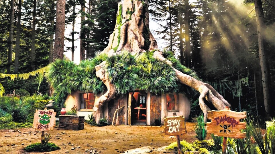 You can stay at Shrek's swamp in Scotland.
