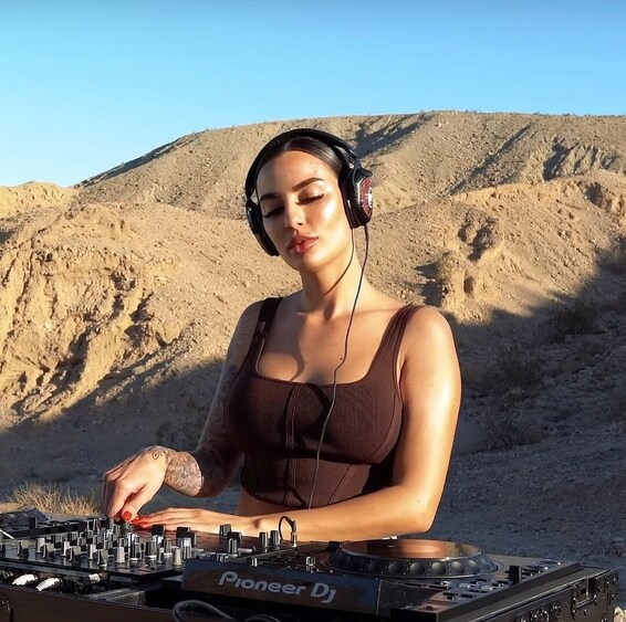 The Los Angeles-based record digger, DeepMe is recognised for her upbeat DJ sets. The Los Angeles-based record digger, DeepMe is recognised for her upbeat DJ sets.