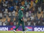 Pakistan's captain Babar Azam reacts after his team's loss against South Africa during the ICC Men's Cricket World Cup match in Chennai Pakistan's captain Babar Azam reacts after his team's loss against South Africa during the ICC Men's Cricket World Cup match in Chennai