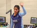 Hangzhou: India's Manu Bhaker after competing in the finals of women's 25m pistol rapid individual event at the 19th Asian Games