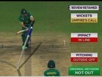 Tabraiz Shamsi survived being dismissed thanks to Umpire's Call