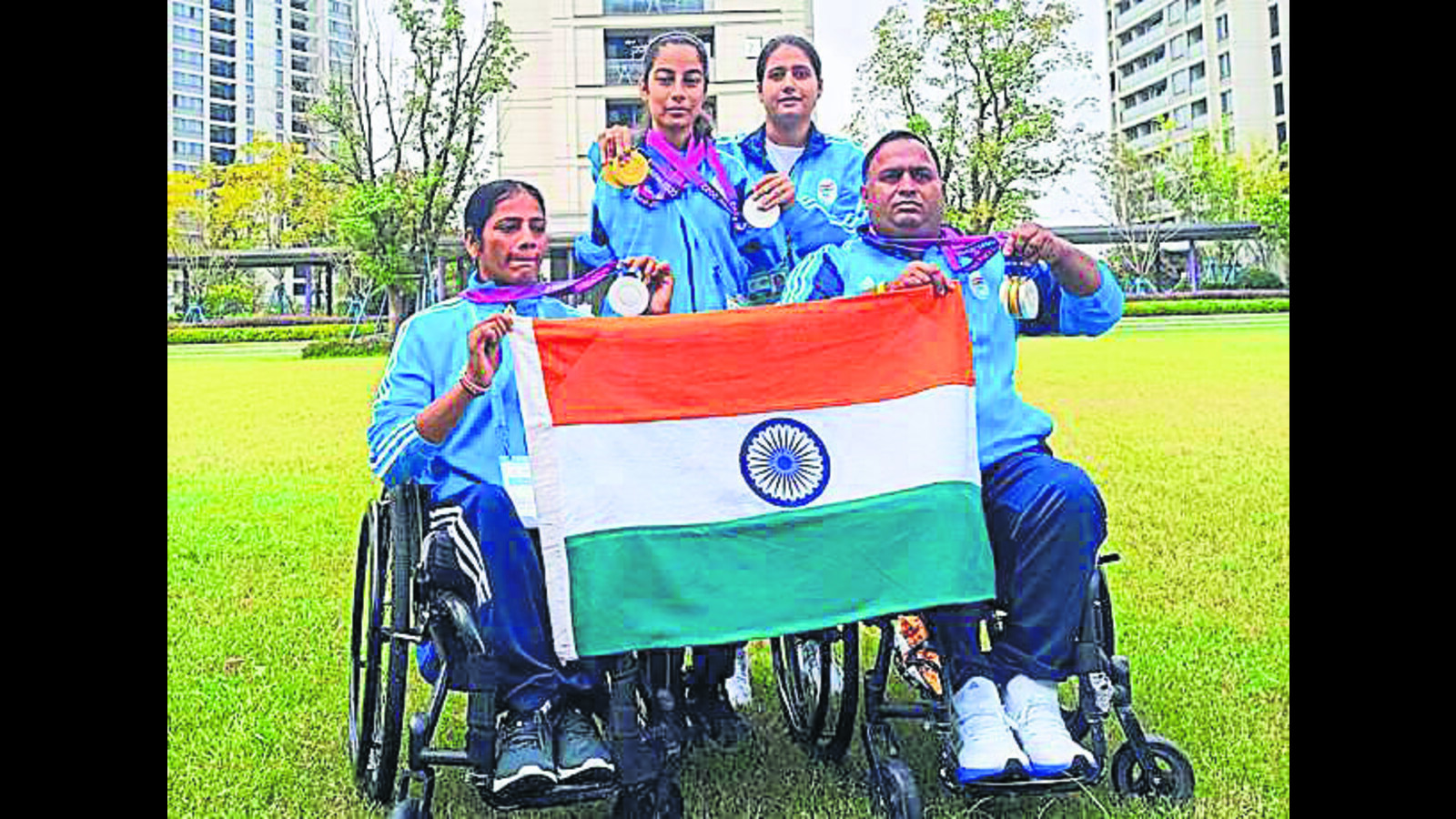 Two gold medals for J&K archers at Asian Para Games - Vimarsana News