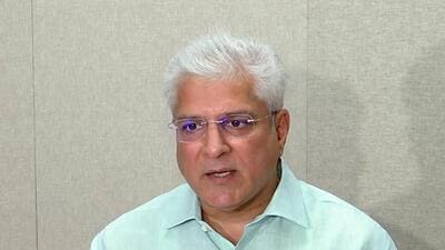 Delhi transport minister Kailash Gahlot addresses a press conference in New Delhi on Saturday. (ANI) Delhi transport minister Kailash Gahlot addresses a press conference in New Delhi on Saturday. (ANI)