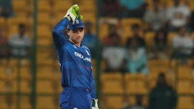 England's captain Jos Buttler during the ICC Men's Cricket World Cup 2023 match between England and Sri Lanka (PTI) England's captain Jos Buttler during the ICC Men's Cricket World Cup 2023 match between England and Sri Lanka (PTI)