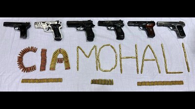 Punjab Police busted a terror module and arrested four operatives of the banned pro-Khalistan group Babar Khalsa International (BKI), in Mohali on Saturday. (Sourced)