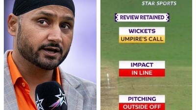 Harbhajan Singh slammed the ICC for the 'umpire's call' rule in DRS Harbhajan Singh slammed the ICC for the 'umpire's call' rule in DRS