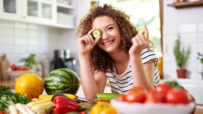 About three quarters of your plate should be covered with veggies. Aim for deep colours (Unsplash) About three quarters of your plate should be covered with veggies. Aim for deep colours (Unsplash)