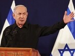 Israel-Hamas War: Israeli prime minister Benjamin Netanyahu speaks during a press conference. Israel-Hamas War: Israeli prime minister Benjamin Netanyahu speaks during a press conference.