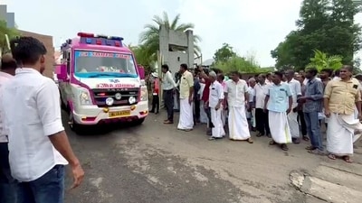 An ambulance arrive carrying the injured people to the hospital after multiple explosions took place at a prayer convention of the Jehovah's Witnesses in the Kalamassery area in Kochi. (ANI) An ambulance arrive carrying the injured people to the hospital after multiple explosions took place at a prayer convention of the Jehovah's Witnesses in the Kalamassery area in Kochi. (ANI)