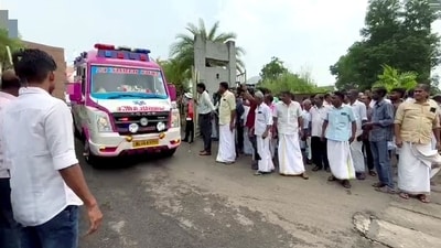 An ambulance arrive carrying the injured people to the hospital after multiple explosions took place at a prayer convention of the Jehovah's Witnesses in the Kalamassery area in Kochi. (ANI) An ambulance arrive carrying the injured people to the hospital after multiple explosions took place at a prayer convention of the Jehovah's Witnesses in the Kalamassery area in Kochi. (ANI)