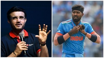 Sourav Ganguly has shared his views about Hardik Pandya's absence in the lead-up to World Cup clash with England and India (AFP-PTI) Sourav Ganguly has shared his views about Hardik Pandya's absence in the lead-up to World Cup clash with England and India (AFP-PTI)