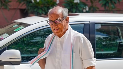 Congress leader Digvijaya Singh (PTI file photo) Congress leader Digvijaya Singh (PTI file photo)