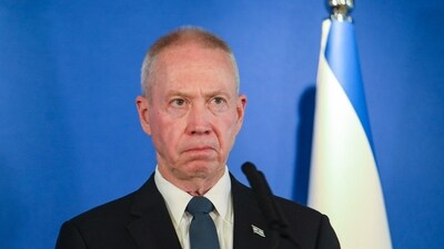 Israeli Minister of Defence Yoav Gallant. (AFP)