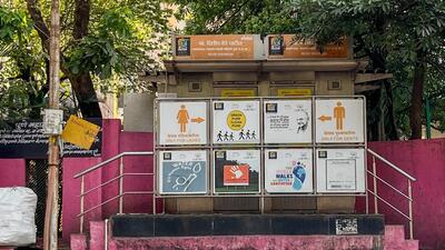 Krunnal Gharre, who has decided to maintain the e-toilet at Bavdhan, said it is better to run the facility at his own expense than keep it closed. (Kalpesh Nukte/HT PHOTO) Krunnal Gharre, who has decided to maintain the e-toilet at Bavdhan, said it is better to run the facility at his own expense than keep it closed. (Kalpesh Nukte/HT PHOTO)