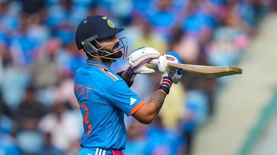 Lucknow: India's Virat Kohli reacts as he walk back to pavilion after losing his wicket during match vs England (PTI) Lucknow: India's Virat Kohli reacts as he walk back to pavilion after losing his wicket during match vs England (PTI)