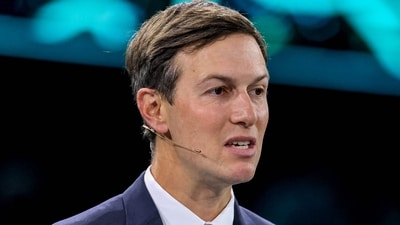 Jared Kushner highlights surge of antisemitic incidents in US. (Photo by Fayez Nureldine / AFP) (AFP) Jared Kushner highlights surge of antisemitic incidents in US. (Photo by Fayez Nureldine / AFP) (AFP)