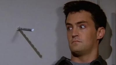 Matthew Perry as Chandler Bing in Friends Matthew Perry as Chandler Bing in Friends