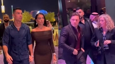 Cristiano Ronaldo and Conor McGregor were present in the venue. Cristiano Ronaldo and Conor McGregor were present in the venue.
