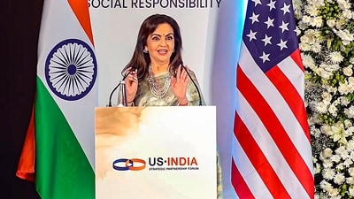 Reliance Foundation Chairperson Nita Ambani. (PTI) Reliance Foundation Chairperson Nita Ambani. (PTI)