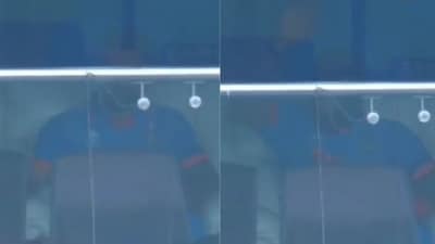 Virat Kohli reacts after his nine-ball duck. (Twitter) Virat Kohli reacts after his nine-ball duck. (Twitter)