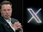 Elon Musk and the new Twitter logo rebranded as X. Elon Musk and the new Twitter logo rebranded as X.