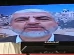 Screengrab from the Video of the Kerala event in which Hamas leader Khaled Mashal addressed.