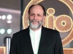 Italian film director and producer Luca Guadagnino poses upon his arrival for the opening ceremony of Jio MAMI Mumbai Film Festival 2023. Italian film director and producer Luca Guadagnino poses upon his arrival for the opening ceremony of Jio MAMI Mumbai Film Festival 2023.