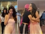 Janhvi Kapoor and Sara Ali Khan clicked at the airport. Janhvi Kapoor and Sara Ali Khan clicked at the airport.