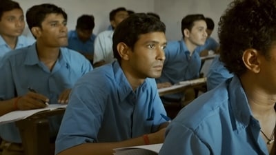 Vikrant Massey in a still from 12th Fail. Vikrant Massey in a still from 12th Fail.