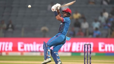 Afghanistan defeated Sri Lanka by seven wickets in ODI 30 of 2023 World Cup, in Pune on Monday. (ANI ) Afghanistan defeated Sri Lanka by seven wickets in ODI 30 of 2023 World Cup, in Pune on Monday. (ANI )