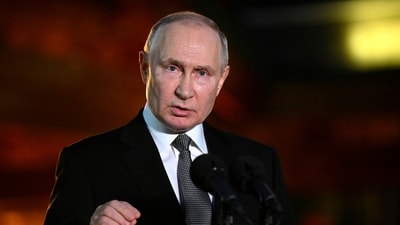 Russian president Vladimir Putin (AP)