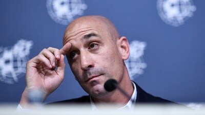 Luis Rubiales has been banned by FIFA for three years. (AFP) Luis Rubiales has been banned by FIFA for three years. (AFP)