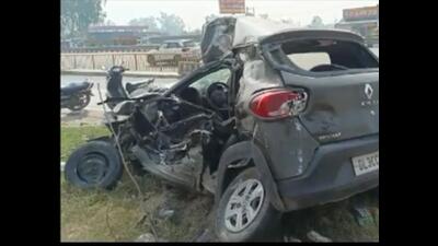 Four of family killed in road mishap in Sonepat