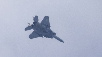 An Israeli Air Force F-15 tactical fighter aircraft. (AFP) An Israeli Air Force F-15 tactical fighter aircraft. (AFP)
