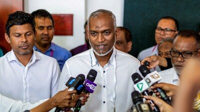 The Maldivian presidential election last month culminated in a victory for Mohamed Muizzu and a loss for incumbent president Ibrahim Solih. (Reuters)