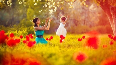 Mother and child in an idyllic picture. (Shutterstock) Mother and child in an idyllic picture. (Shutterstock)